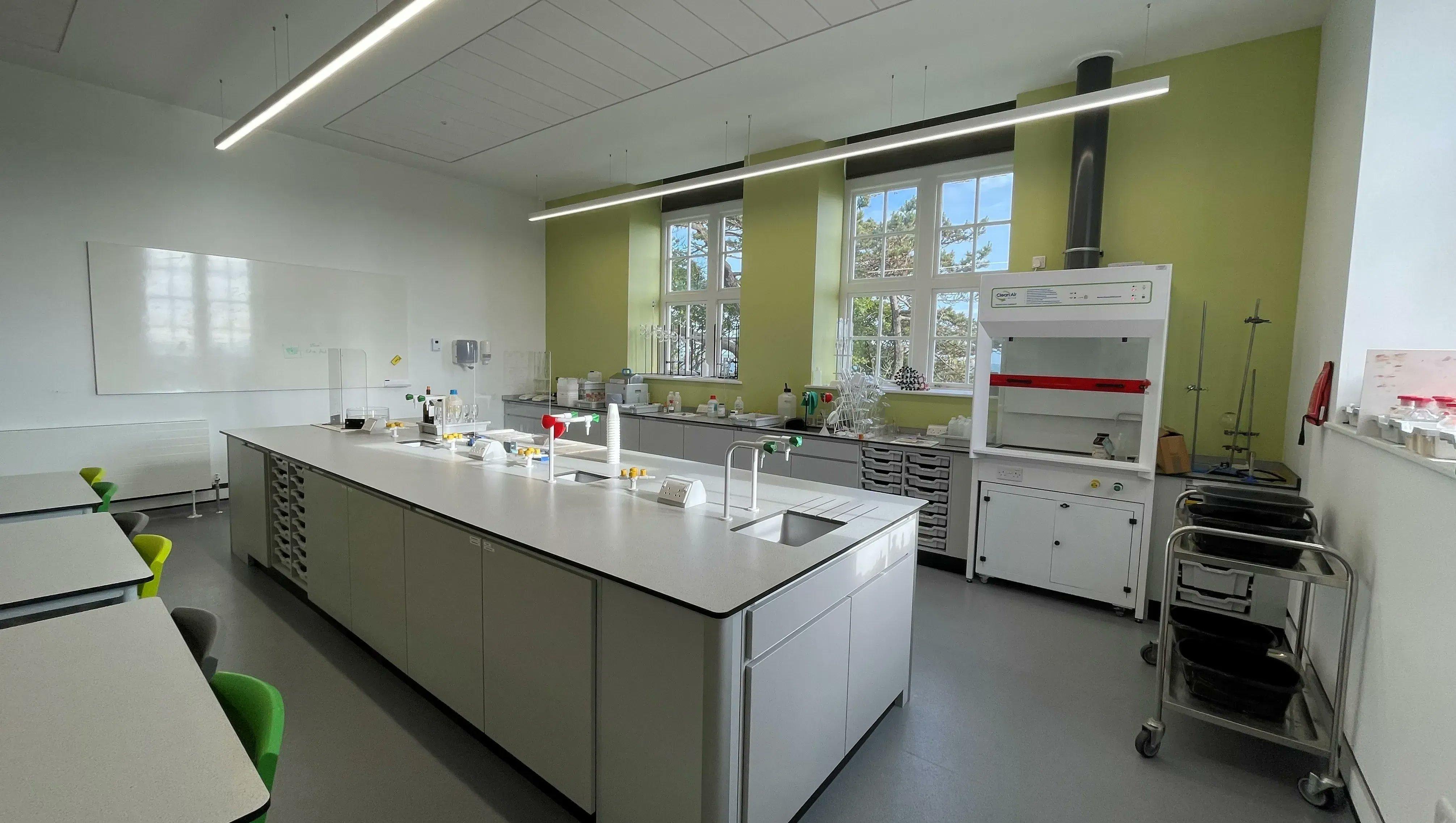 Paillasse laboratoire